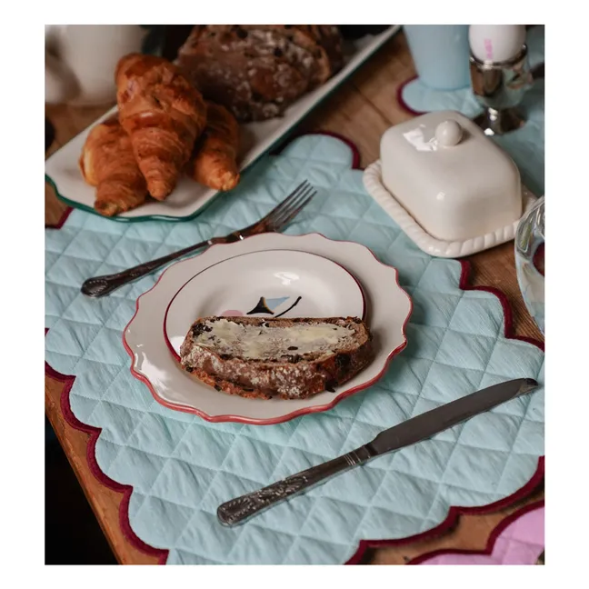 Set de table Frosty Scalloped | Bleu Clair