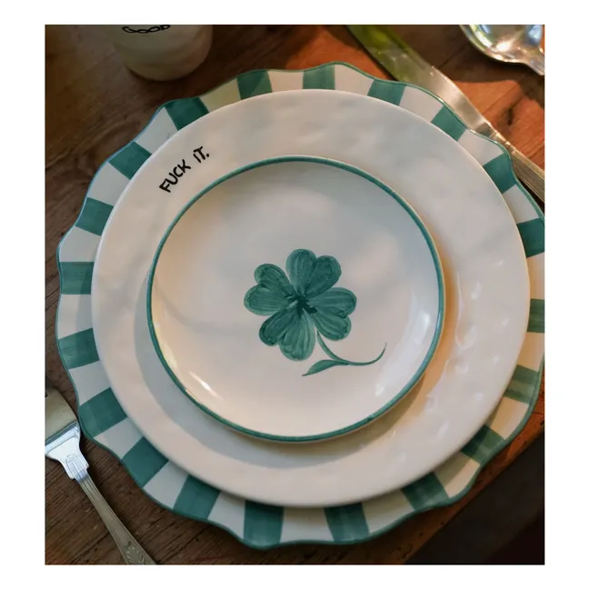 Cloverleaf tray Shamrock | Green