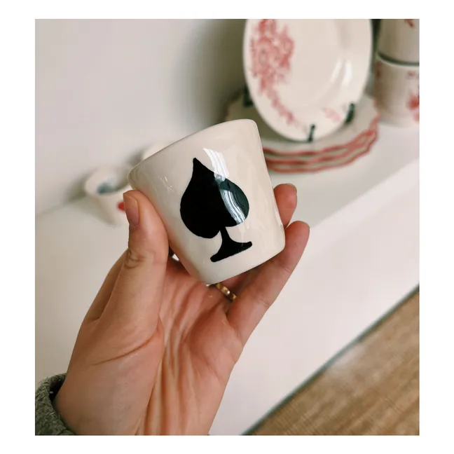 Tasse espresso Ace of Spades | Noir