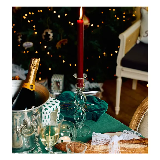 Bougeoir Christmas Forest | Vert