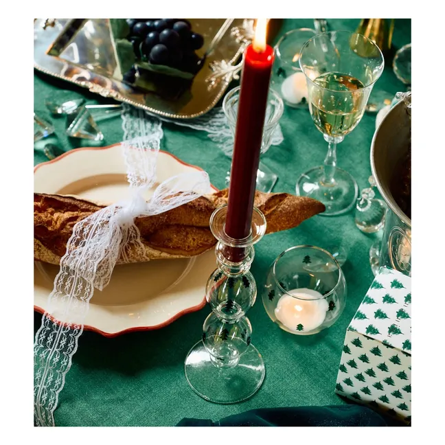 Bougeoir Christmas Forest | Vert