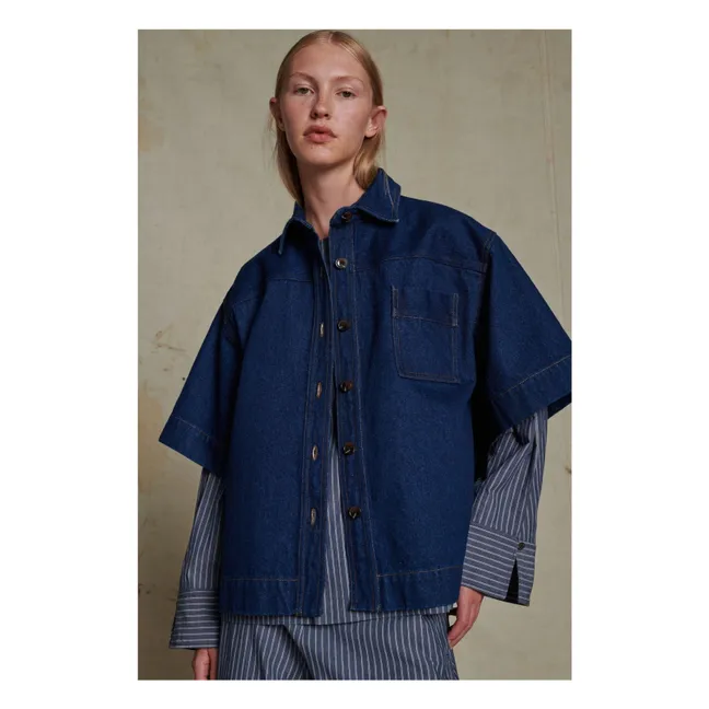 Antoinette Denim shirt | Indigo blue