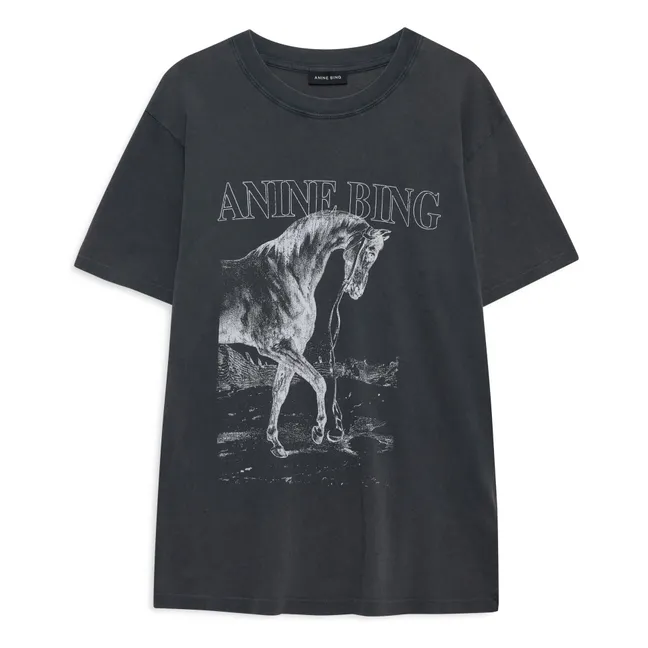 T-shirt Lili Horse | Noir