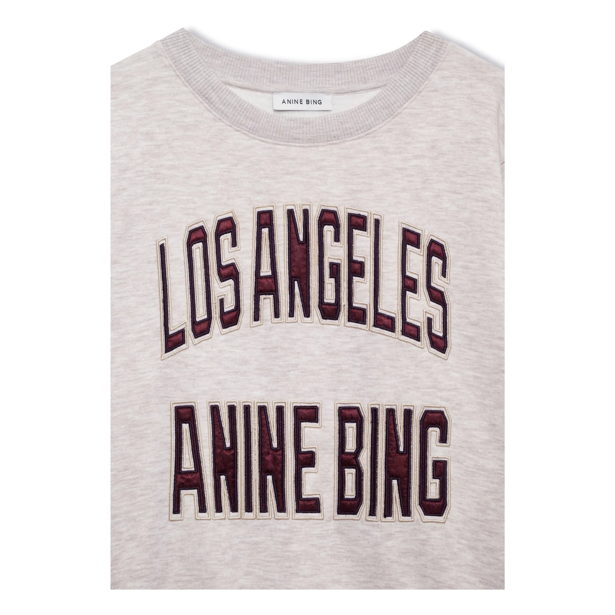 Sweat Harry LA | Beige chiné- Image produit n°3