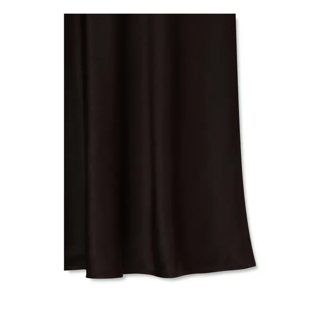 Jupe Bar Soie | Marron foncé