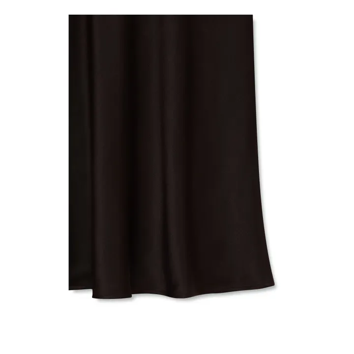 Jupe Bar Soie | Marron foncé- Image produit n°3