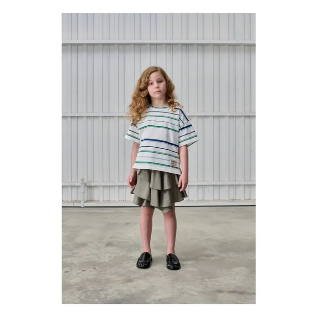 Jupe Volants | Vert kaki