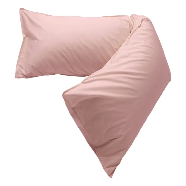 Cojín de percal ecológico Bedmate - Dusty Rose | Rosa Viejo