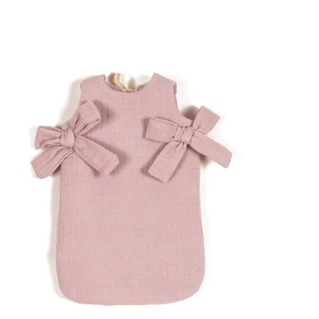 Gigoteuse pour poupée gaze de coton | Rose