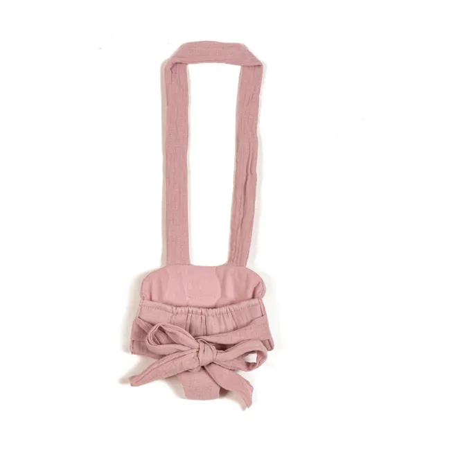 Cotton gauze doll holder | Pink