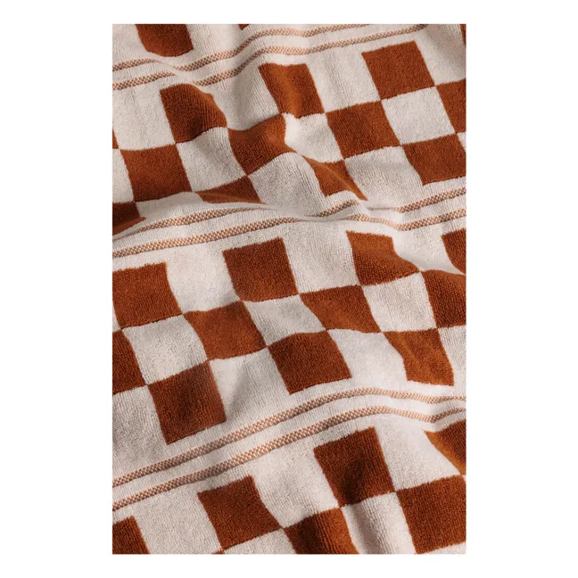 Drap de bain Busby | Terracotta