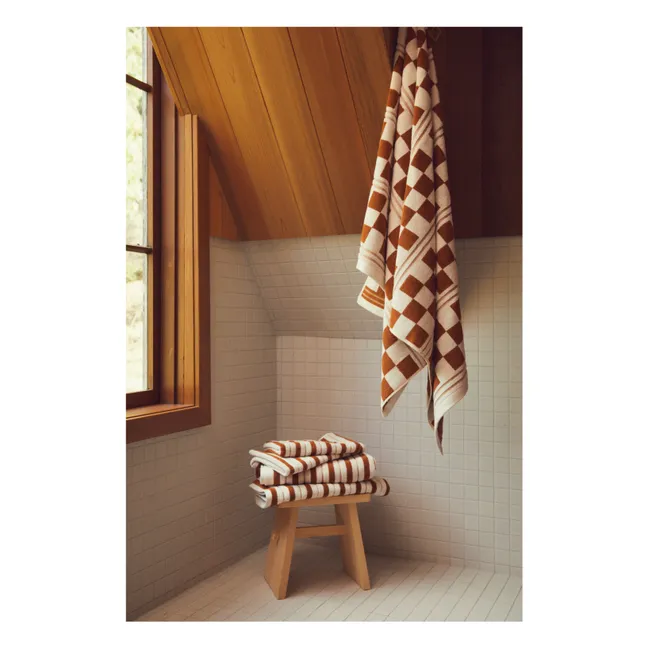 Busby bath towel | Terracotta