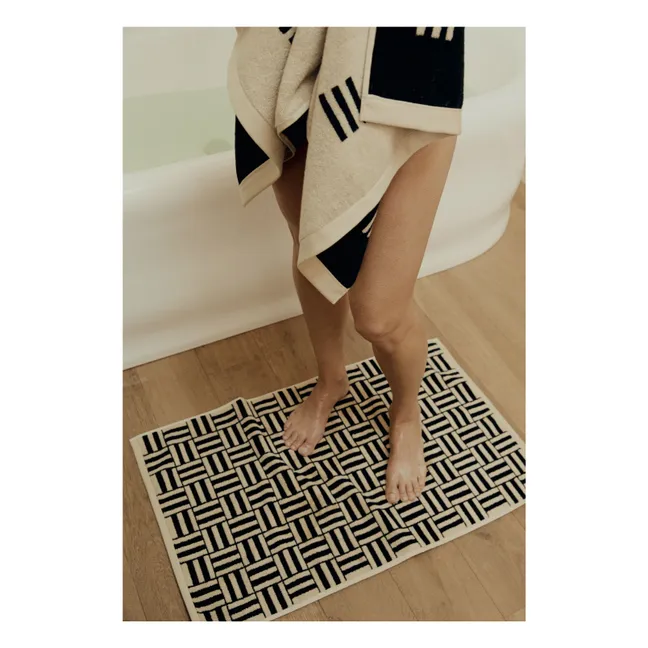 Badematte Saroma | Schwarz