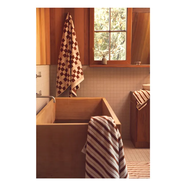 Drap de bain Busby | Terracotta