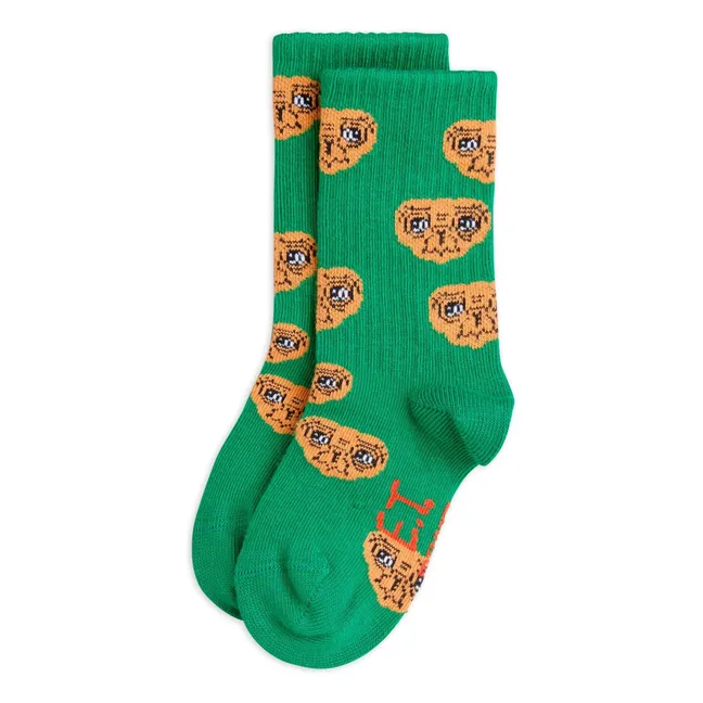 Chaussettes E.T. Coton Bio | Vert