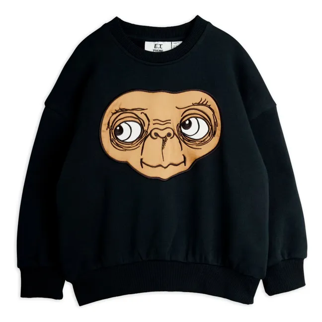 Sweat E.T. Coton Bio | Noir