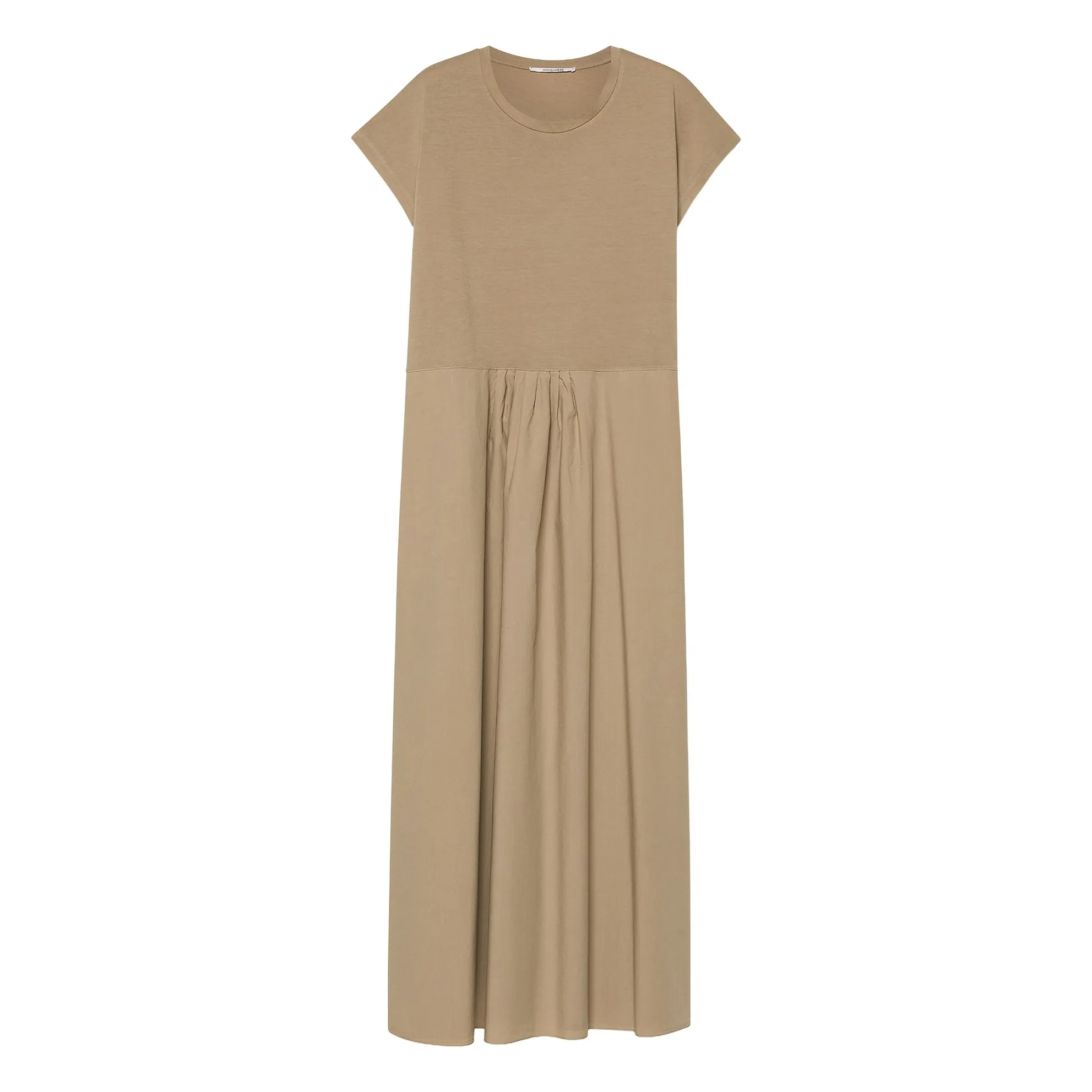 Pomandère Beige Cotton Jersey Dress