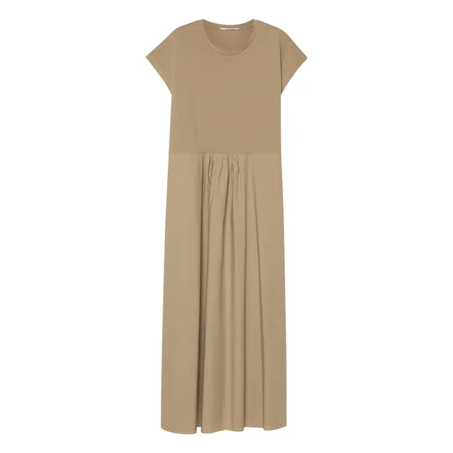 Robe Jersey de Coton | Beige