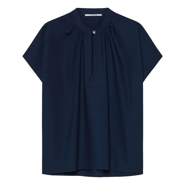 Blusa de manga corta | Azul Noche