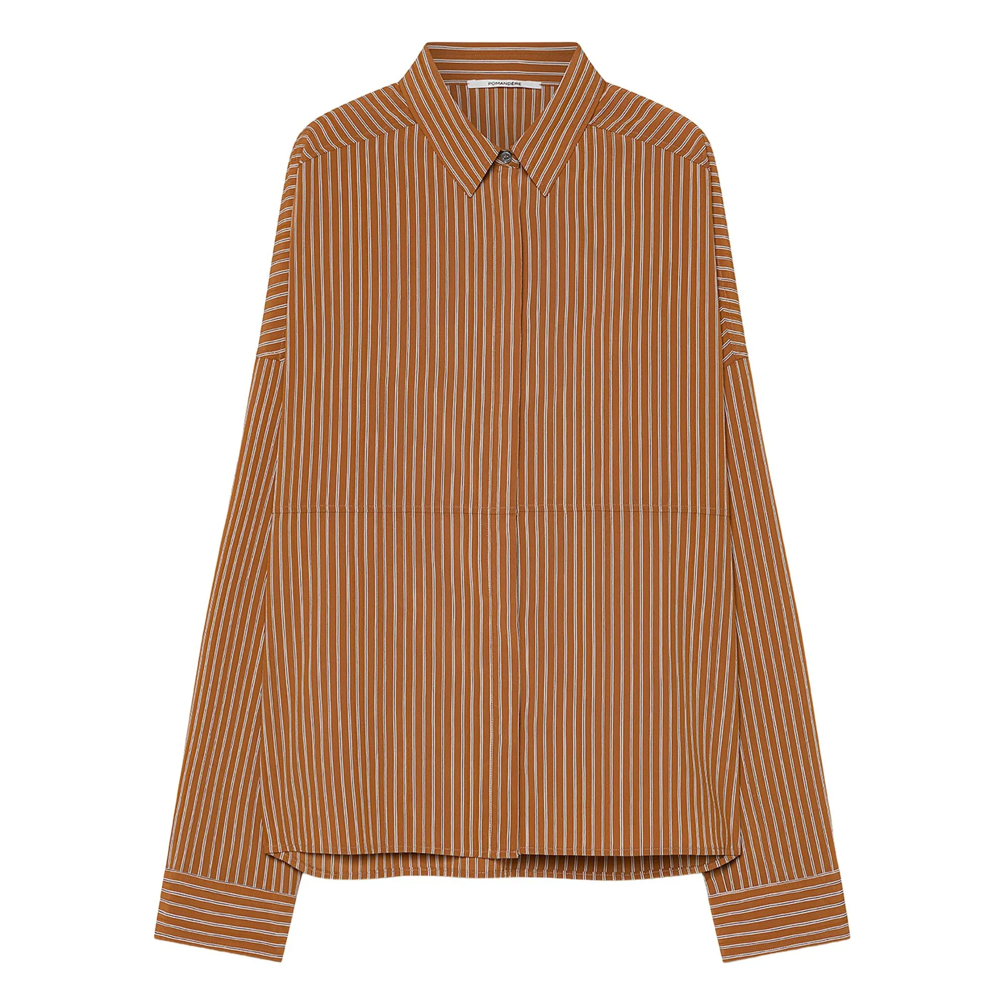 Pomandère Apricot Stripes Shirt