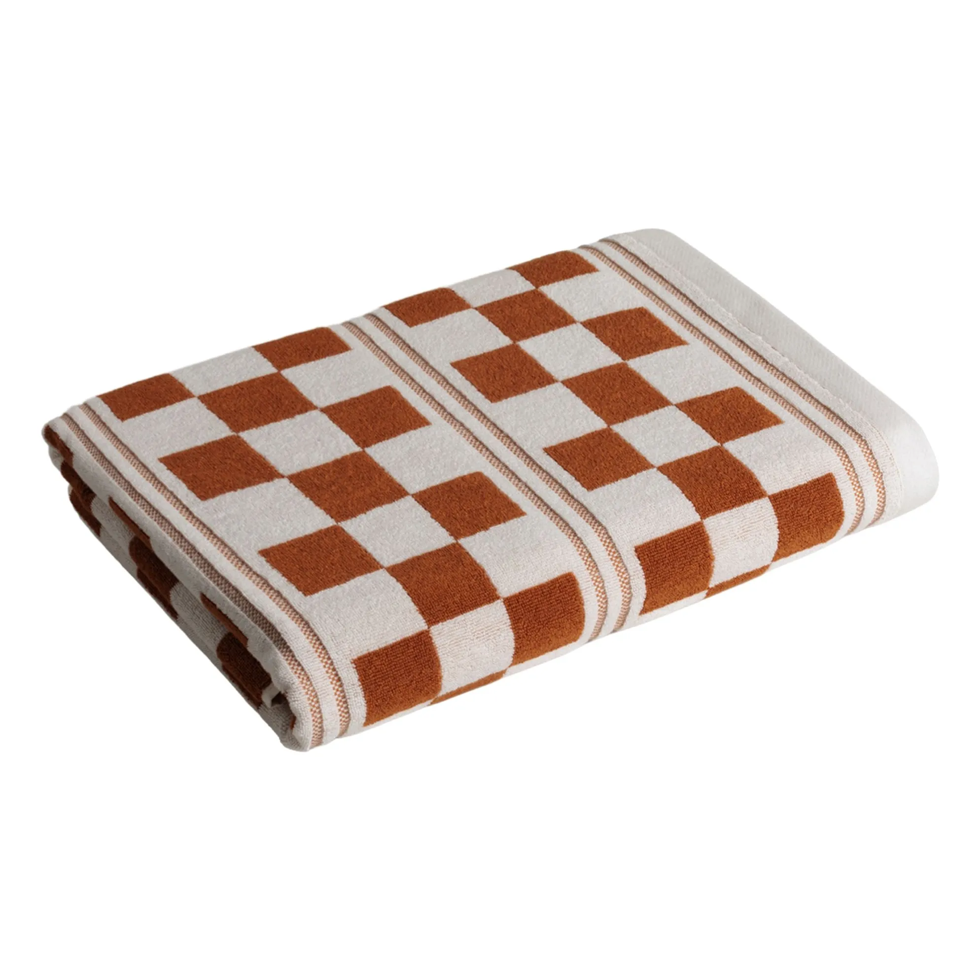 Baina Terracotta Busby Bath Towel