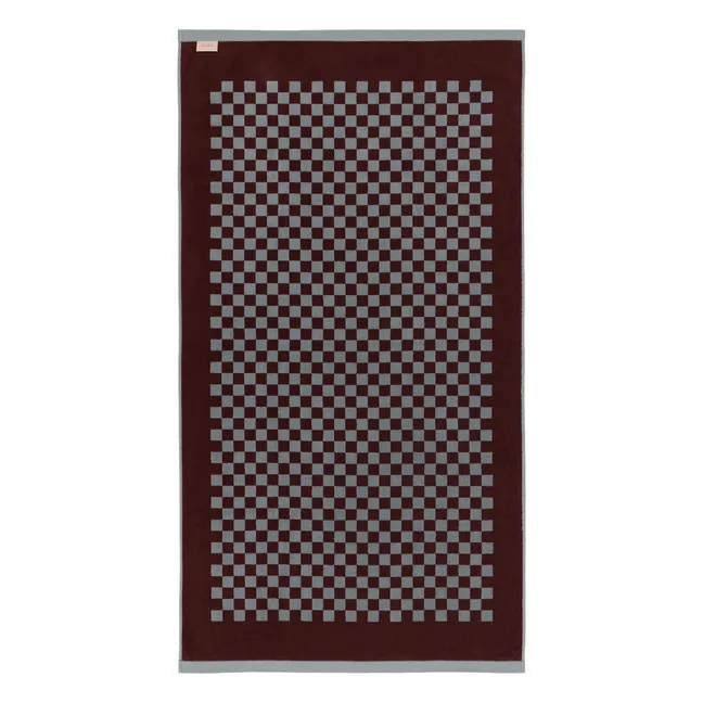 Roman bath towel | Burgundy
