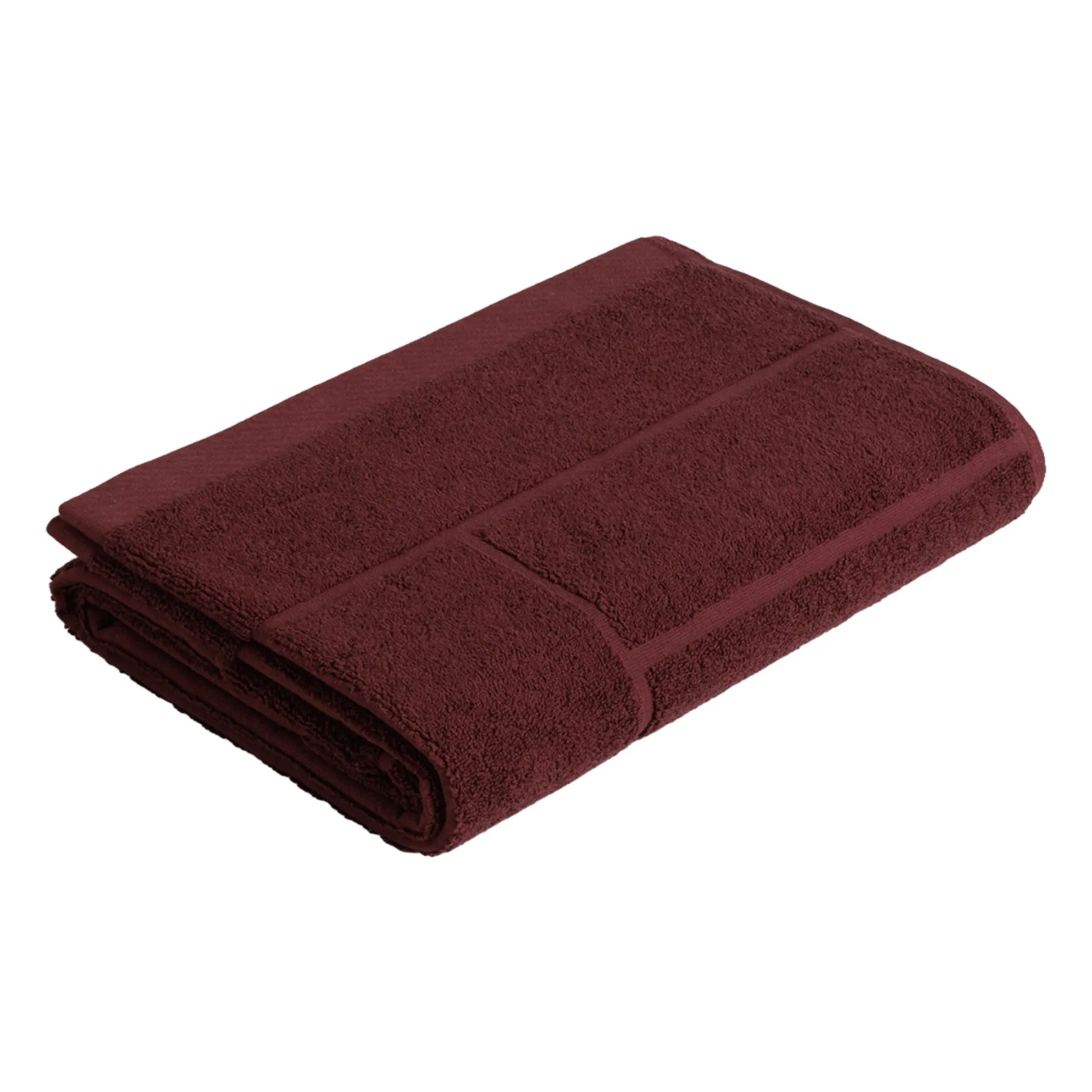 Baina Burgundy Greenwich Bath Towel