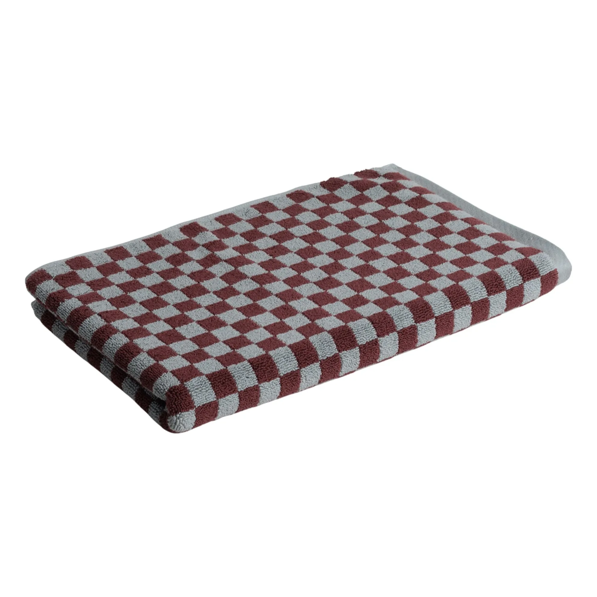 Baina Burgundy Beppu Bath Mat