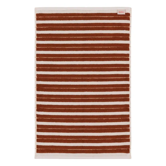 Alfombra de baño Echo | Terracotta