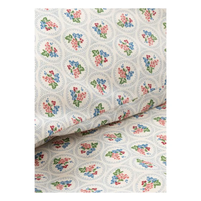 Set di biancheria da letto Verona Blues | Bianco