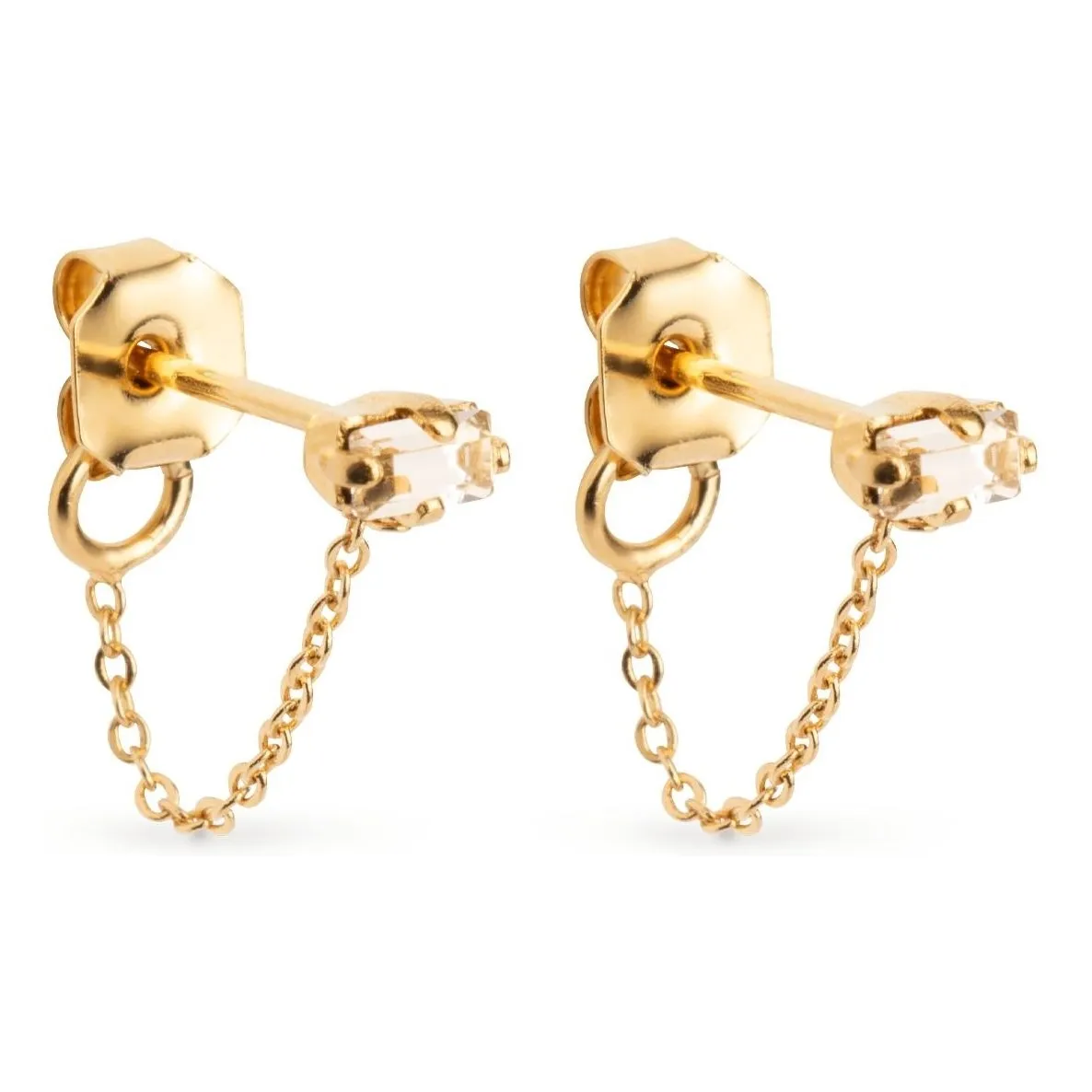 April Please Champagne Blaise Earrings