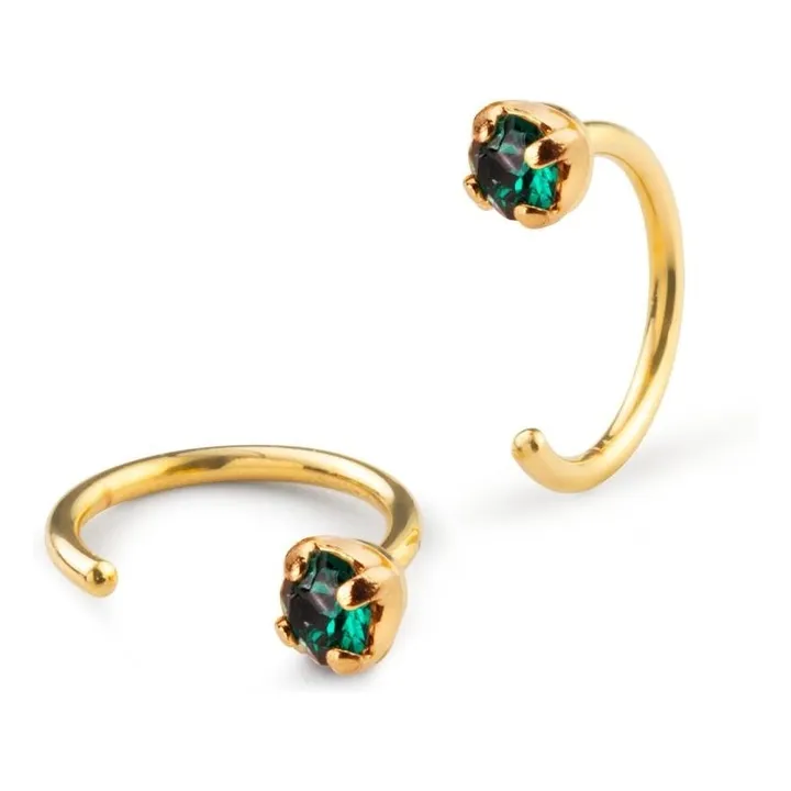 Dimitri Creoles | Emerald green- Product image n°0