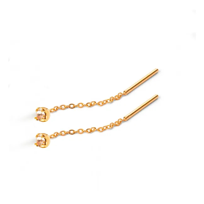 Boucles d'Oreilles Marius | Champagne