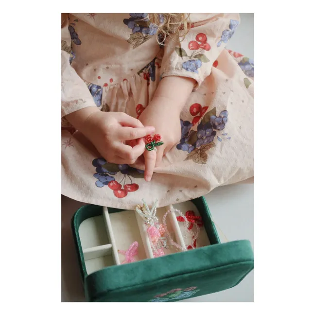 Scatola per gioielli All I Wish For | Verde scuro