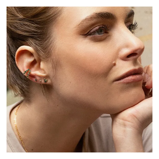 Boucles d'Oreilles Marius | Vert pâle