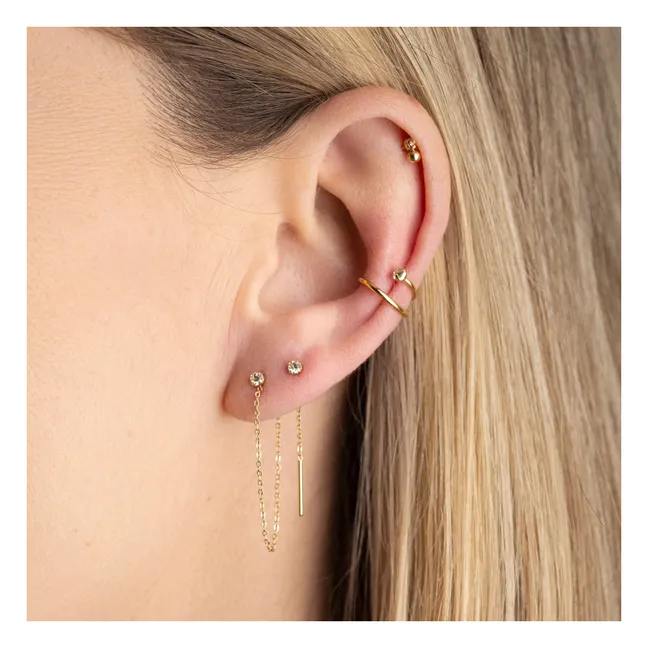 Marius Earrings | Champagne