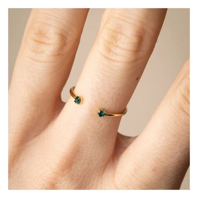 Anillo Jonathan | Verde esmeralda