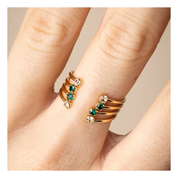 Ring Jonathan | Smaragdgrün- Produktbild Nr. 2