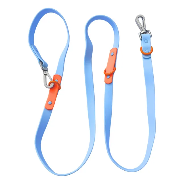 Adjustable dog leash | Light blue