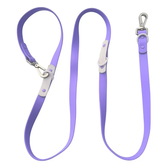 Laisse réglable pour chien | 	Lilas