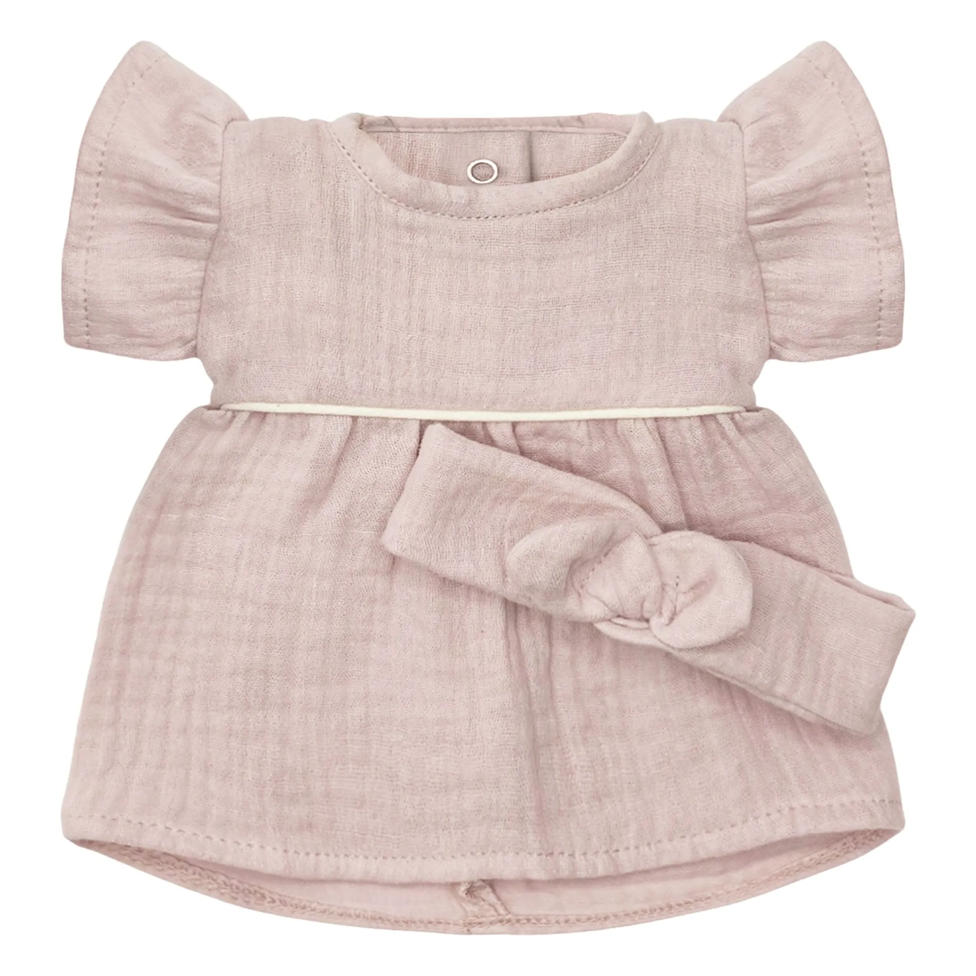 Minikane Pink Vestiaire Poupée - Daisy Dress And Cotton Gauze Headband