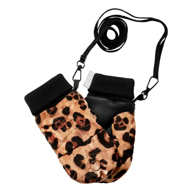 Exclusivité Fudoon X Smallable - Manoplas convertibles de leopardo | Marrón