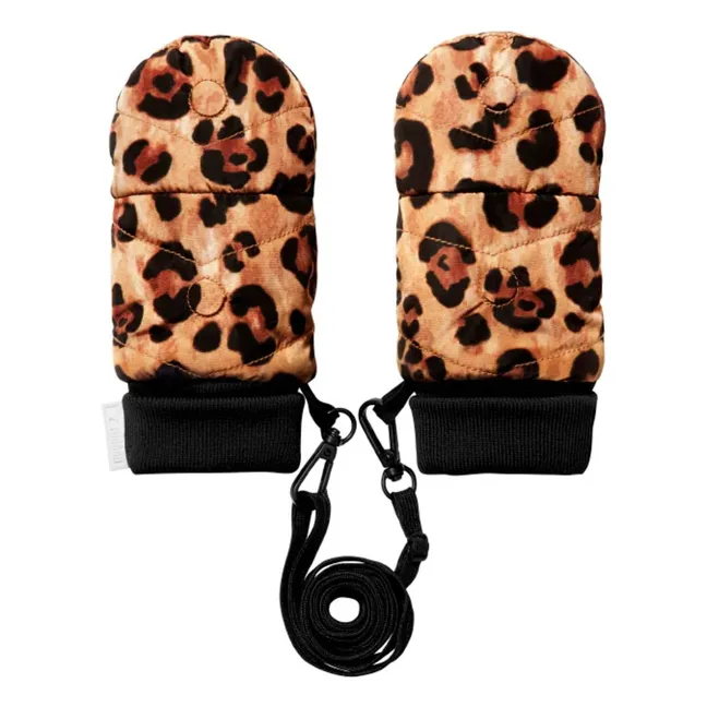 Exclusivité Fudoon X Smallable - Manoplas convertibles de leopardo | Marrón