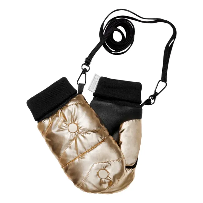 Exklusiv bei Fudoon X Smallable - Convertible Fäustlinge Mitts | Gold
