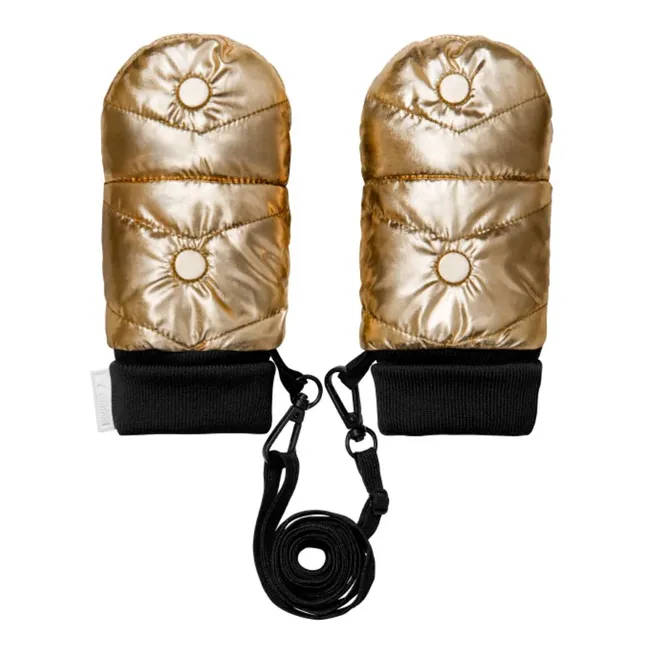 Exklusiv bei Fudoon X Smallable - Convertible Fäustlinge Mitts | Gold