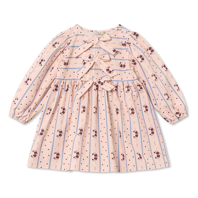 Robe Colombe Fleurs | Rose