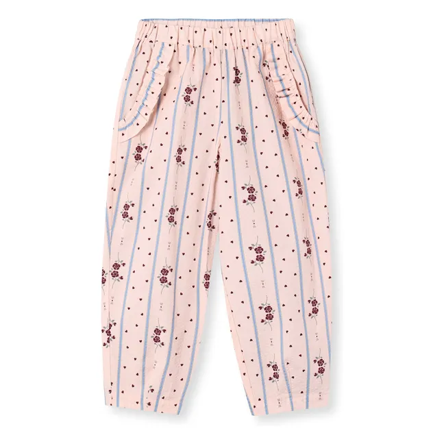 Pantalon Colombe Fleurs | Rose
