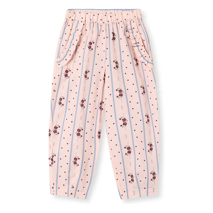 Pantalones Flower Dove | Rosa- Imagen del producto n°0