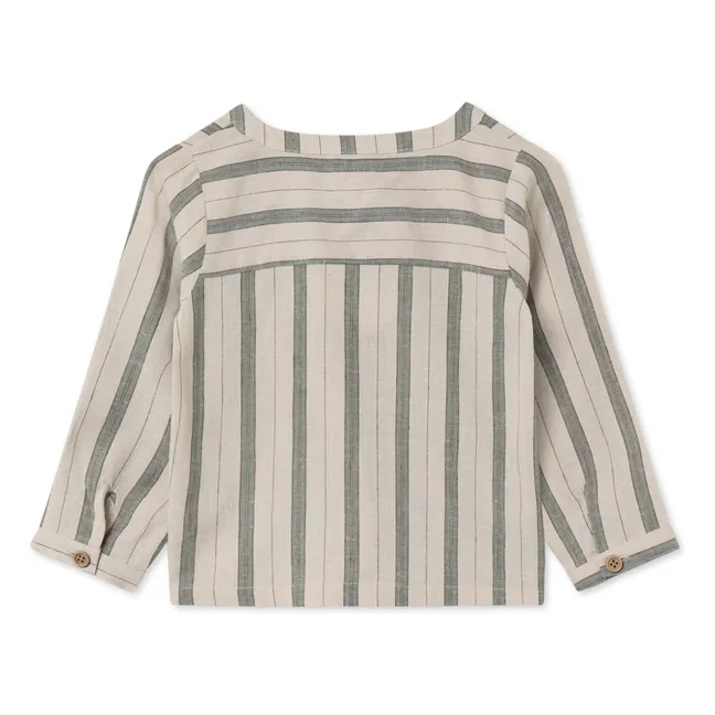 Kurta Vira Rayas Lino