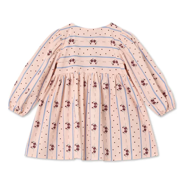 Robe Colombe Fleurs | Rose